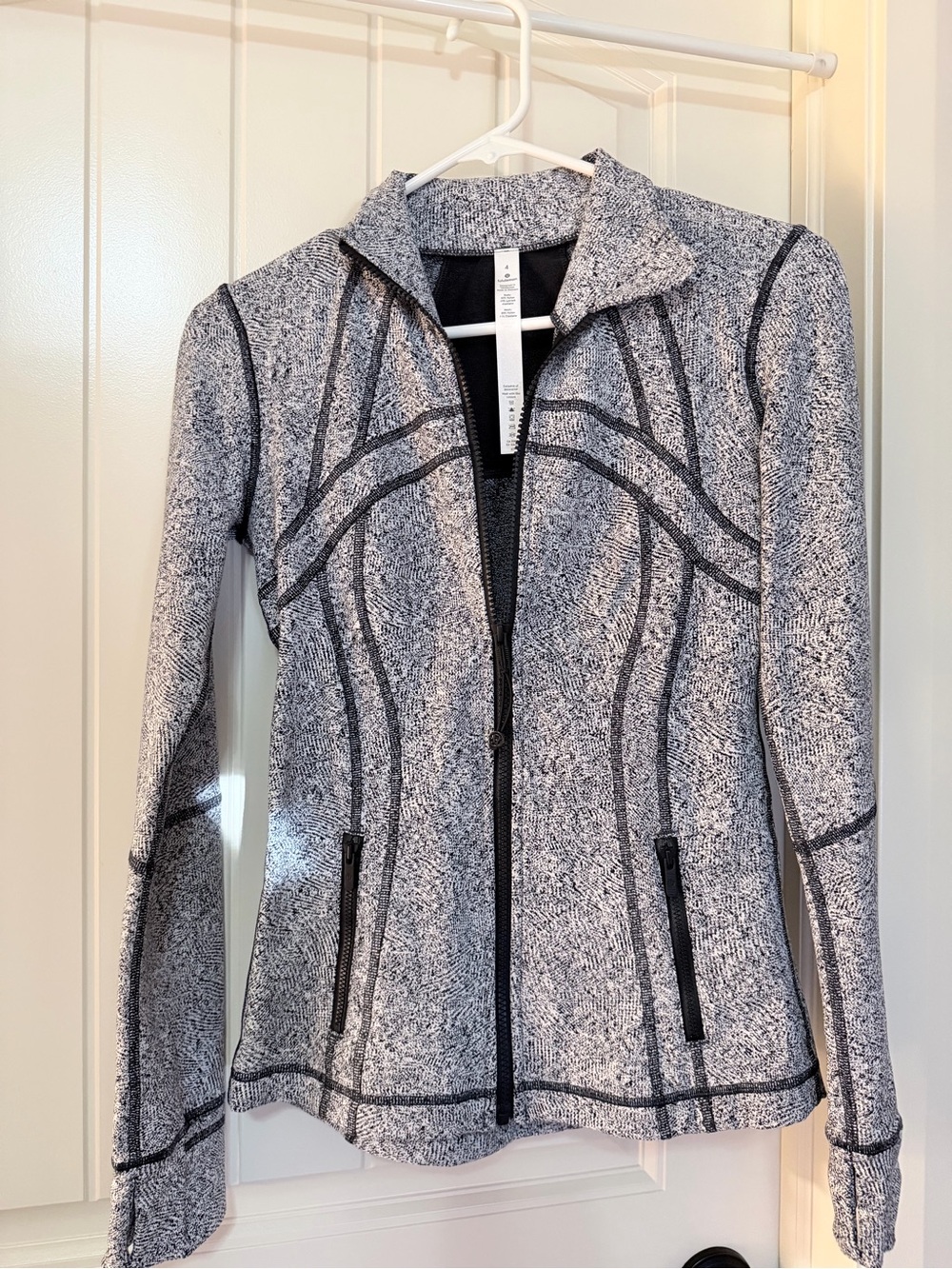 NWOT Lululemon Athletica Gray Full-Zip Knit Utility Jacket